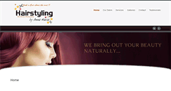 Desktop Screenshot of hairstylingbyannemarie.com
